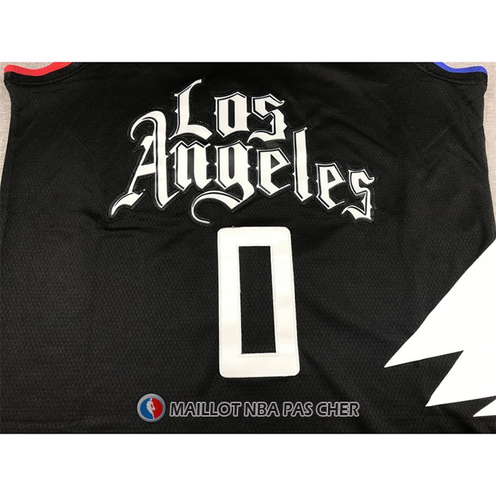 Maillot Los Angeles Clippers Russell Westbrook NO 0 Statement 2022-23 Noir